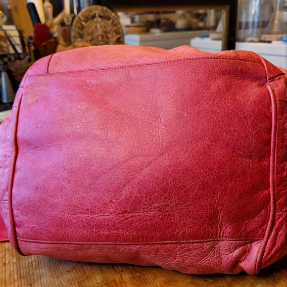 Balenciaga City Pink Leather Handbag - Picture 4 of 5